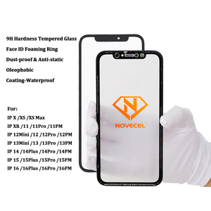 Verre <span class=keywords><strong>avant</strong></span> Novecel avec colle OCA pour <span class=keywords><strong>iPhone</strong></span> <span class=keywords><strong>11</strong></span> 12 13 14 15 16 17 Pro MAX – Remplacement de la lentille de l'écran tactile extérieur en cristal - Product Image 6