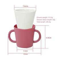 Ensemble repas pour tout-petits : Assiettes en silicone et porcelaine pour enfants avec manchon en silicone et assiettes à ventouse pour tout-petits