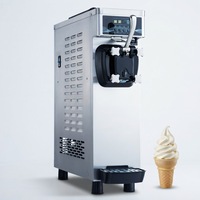 Nouvelle machine à faire des glaces molles, prix compétitif, trois saveurs, poudre de crème glacée aux fruits