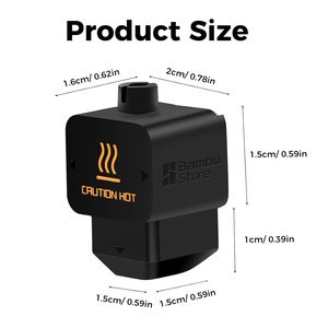 Chaussette en <span class=keywords><strong>silicone</strong></span> Bambu Lab pour Hotend H2D H2S H2C, accessoires et pièces de rechange pour <span class=keywords><strong>imprimante</strong></span> <span class=keywords><strong>3D</strong></span>, isolation thermique haute température - Product Image 2