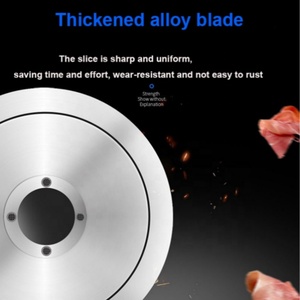 <span class=keywords><strong>Machine</strong></span> de découpe de viande congelée <span class=keywords><strong>manuelle</strong></span> commerciale saucisse Steak fromage <span class=keywords><strong>jambon</strong></span> trancheuse à viande trancheuse - Product Image 6