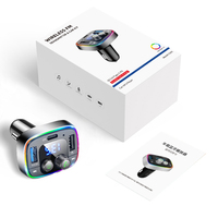 Adaptateur Bluetooth pour voiture en métal, chargeur rapide QC3.0, transmetteur FM, lecteur MP3 sans perte, kit mains libres TF USB, moniteur de batterie