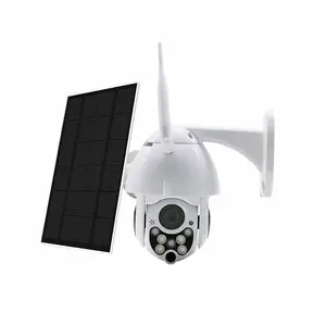 Sicurezza Wireless PTZ Wifi IP CCTV telecamera solare con visione notturna HD/Audio bidirezionale