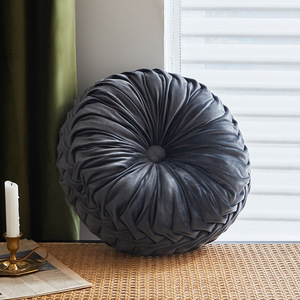 Decoración para el hogar, <span class=keywords><strong>funda</strong></span> de almohada redonda para suelo, <span class=keywords><strong>silla</strong></span> de oficina, poliéster, calabaza, cojines decorativos de terciopelo para suelo - Product Image 6