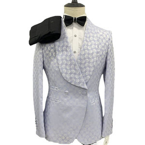 <span class=keywords><strong>Costume</strong></span> de smoking de luxe à double boutonnage à revers châle pour le marié Stock <span class=keywords><strong>costume</strong></span> de mariage pour hommes <span class=keywords><strong>costume</strong></span> de smoking <span class=keywords><strong>baroque</strong></span> - Product Image 1
