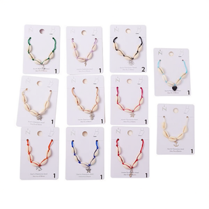Cavigliera con conchiglie e ciondoli in acciaio inossidabile, nappa rimovibile, gioielli alla moda da donna, set da 12 pezzi - Product Image 1