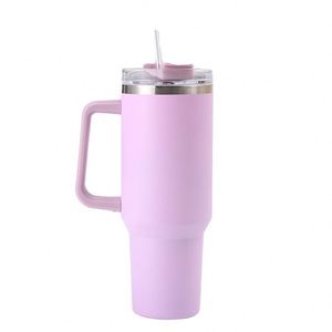 Gobelet isotherme de voyage pour voiture H1.0 avec poignée, 40 oz, couvercle, paille, antidérapant, OEM ODM, logo personnalisé - Product Image 5