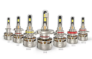 หลอดไฟหน้ารถยนต์ LED สว่างพิเศษ H7 H4 H11 9005 9006 พร้อมพัดลมระบายความร้อนท่อทองแดง ไฟตัดหมอกหน้ารถยนต์ รุ่น Turbo 600 - Product Image 2