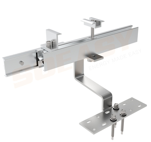 Vente en gros d'éléments en acier inoxydable et aluminium anodisé pour système de montage d'énergie solaire pour l'installation sur toiture en tuiles, ardoises ou tôles - Product Image 3