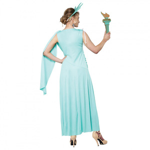Disfraz de <span class=keywords><strong>la</strong></span> Estatua de <span class=keywords><strong>la</strong></span> Libertad Clásico para Mujer, el Más Popular, Disfraz Patriótico de Halloween para Adultos - Product Image 5