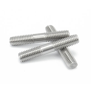 304 acier inoxydable Double extrémité tige filetée Double extrémité vis goujon dent bâton double tête barre filetée double extrémité filetée <span class=keywords><strong>tang</strong></span> - Product Image 1