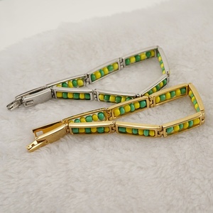 REBACCAS African Siete Potencias Jewelry <span class=keywords><strong>Santeria</strong></span> Miyuki Bead Bracelet <span class=keywords><strong>Pulseras</strong></span> <span class=keywords><strong>de</strong></span> cuentas <span class=keywords><strong>de</strong></span> acero inoxidable para hombres - Product Image 3
