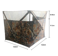 Filet de camouflage personnalisé OEM/ODM de haute qualité, portable, en tissu polyester transparent, spécialement conçu pour la chasse en extérieur
