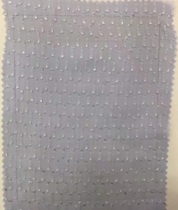 Direct Selling <strong>Polyester</strong> Little Fresh Small Polka Dot <strong>Rectangular</strong> Pattern Chiffon Fabric for Dress - Product Image 5