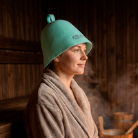 Casquette Banya en Laine Mérinos Écologique – Douce, Réutilisable, Absorbante et Durable – Idéale pour le Spa, les Centres de Bien-être et les Soins Capillaires