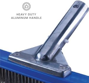 Brosse de <span class=keywords><strong>piscine</strong></span> en acier inoxydable robuste de 10 pouces de large pour les piscines en béton <span class=keywords><strong>Gunite</strong></span> accessoire d'outil de nettoyage de <span class=keywords><strong>piscine</strong></span> - Product Image 5