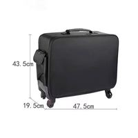 Trousse de maquillage professionnelle de voyage, grande capacité, avec roulettes, pour organiser et ranger les accessoires de maquillage, échantillon gratuit