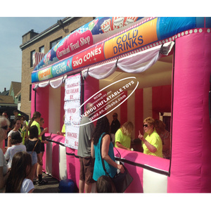Soporte de concesión inflable portátil Carnival Treat Shop Tent Stand Booth Candy Popcorn Store para publicidad - Product Image 5
