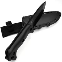 Couteau de survie tactique D2 en acier BK-2 allemand 1.1905 lame fixe avec gaine ABS pour la chasse dans la jungle et le bushcraft OEM personnalisable