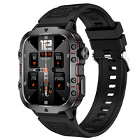 Reloj Inteligente QX11 con Pantalla IPS Cuadrada de 1.96 Pulgadas, Correa de Silicona Magnética, Resistente al Agua, Monitor de Actividad para Hombres, Compatible con Android