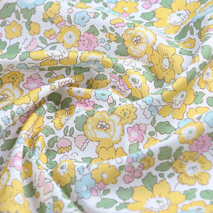 Tissu Popeline Uni en Coton Peigné 100% Biologique Extensible à Impression Numérique Écologique pour Vêtements Garçons Filles Chemises Jupes - Product Image 1