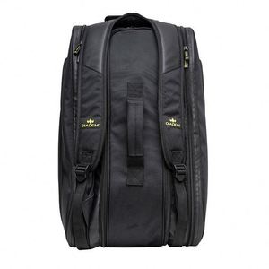 Échantillon gratuit : Sacs de sport rembourrés noirs pour pickleball, avec compartiment à chaussures, pour voyage, entraînement, randonnée, gym, tennis - Product Image 5