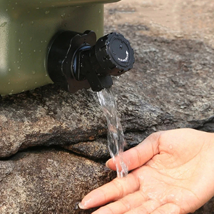 Seau à eau en plastique de 11 L, grande capacité, <span class=keywords><strong>bidon</strong></span> portable avec <span class=keywords><strong>robinet</strong></span> détachable, sans fuite, pour les voyages en plein air et la conduite - Product Image 3