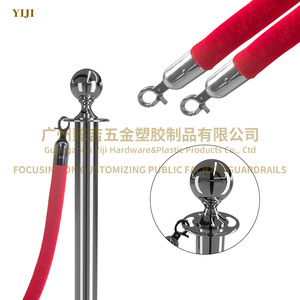 Top-Top paslanmaz çelik kuyruk kutup standı Q yöneticisi Stanchion araba gösterileri için kalabalık kontrolü için bankalar oteller müze - Product Image 3