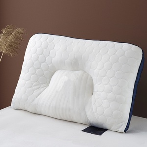 Oreillers de massage en coton à mémoire de forme à bas prix 48*74cm <span class=keywords><strong>Oreiller</strong></span> naturel <span class=keywords><strong>Oreiller</strong></span> de lit de soins de la colonne cervicale 3D de conception ergonomique - Product Image 4
