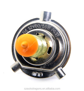 Nouvelle ampoule de phare halogène jaune H4 pour voitures 3500K, ajustement universel 12V - Product Image 3
