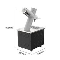 Cafetera Comercial Multifunción UK-1 de Acero Inoxidable con Caldera Programable de 9 Bares de Presión, Marca Fluid O Tech