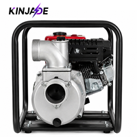 Pompe à eau portable à essence haute pression de 3 pouces, 7,5 HP, pour drainage agricole, construction d'urgence, lutte contre les inondations, ferme, jardin