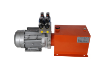 Unité hydraulique horizontale DC24V 0.8KW, station hydraulique 2 voies pour plateforme élévatrice