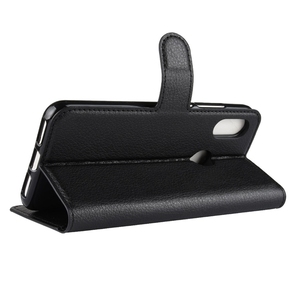 Protecteur de téléphone avec porte-monnaie fentes pour cartes Litchi Texture étui en cuir à rabat horizontal pour <span class=keywords><strong>Xiaomi</strong></span> Redmi 6 Pro / <span class=keywords><strong>Mi</strong></span> <span class=keywords><strong>A2</strong></span> <span class=keywords><strong>Lite</strong></span> - Product Image 4