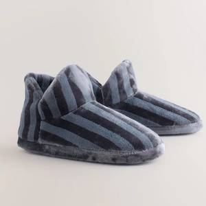 <span class=keywords><strong>Pantofole</strong></span> a Stivale a Righe per <span class=keywords><strong>Uomo</strong></span> e Donna con Imbottitura in Memory Foam, Morbide, Comode e Calde - Product Image 1