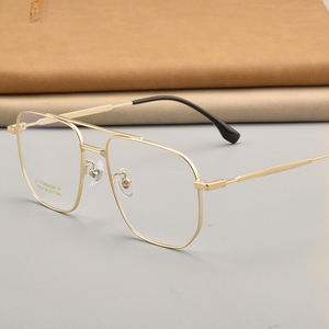 FLY <span class=keywords><strong>2022</strong></span> – lunettes en titane pur pour homme et femme, monture complète ultra légère, polygone irrégulier, platine pure - Product Image 5
