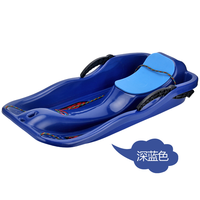Tube de luge en plastique professionnel pour le ski, le sable, l'herbe, les adultes et les enfants, sport de plein air, durable et épaissi