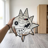 Miroir mural personnalisé en acrylique en forme d'anime, miroir de dessin animé personnalisé pour la décoration de la maison