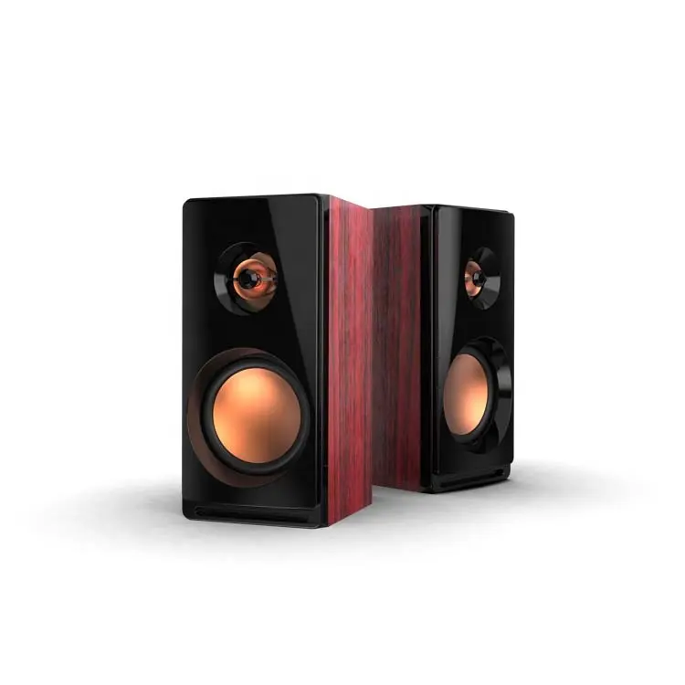 Wired Wooden Professional Speaker 3.5mm Wired Computer Speakers