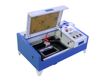 Machine de gravure laser CO2 40W 4040 refroidie par eau CNC, formats graphiques AI pour bois, MDF, verre, acrylique, non-métaux et tissus