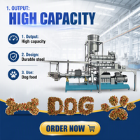 Machines de production de croquettes pour animaux de compagnie à double vis et chauffage électrique, lignes complètes de production de nourriture pour animaux, best-sellers