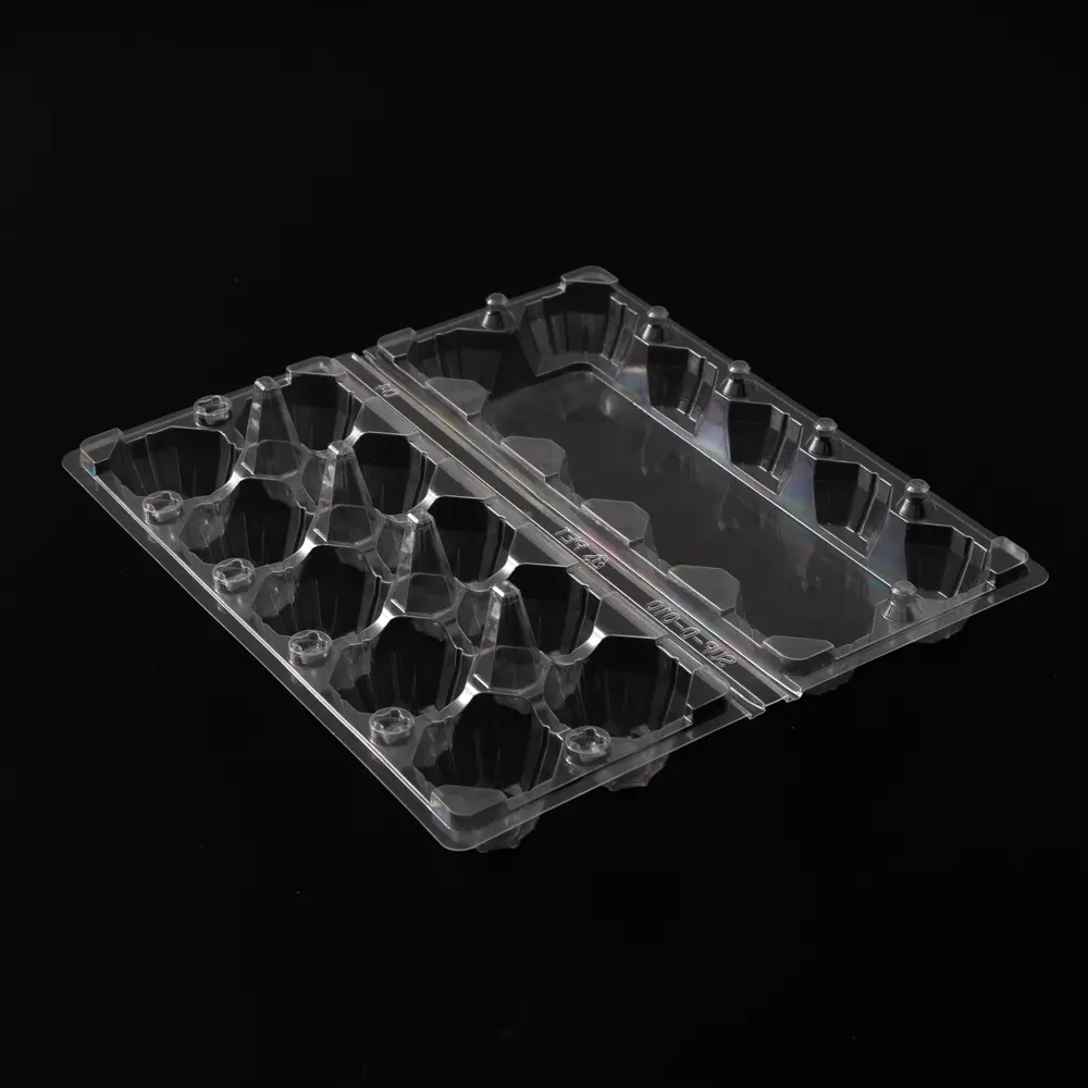 Bolhas plásticas transparentes para embalagens, embalagens promocionais do ovo de codornas do animal de estimação, caixa transparente