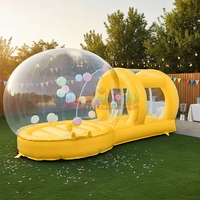 Dôme à bulles gonflable transparent commercial de haute qualité pour fêtes, portable et transparent
