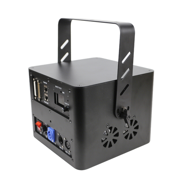 10W Foam Laser Projector DMX Phone Control Party Disco Stage Full Color Laser Light Animation Night Club Wedding Laser Show