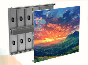 Armoire LED extérieure KENSUN P10 960x960mm en aluminium moulé sous pression, entretien arrière, cathode commune, affichage couleur, étanche IP65 - Product Image 6