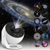 Projecteur de Galaxie et d'Étoiles 12-en-1, Lampe Projecteur de Nébuleuses Rotatives, Veilleuse Nocturne Étoilée à Minuterie pour la Décoration de Chambre d'Enfant