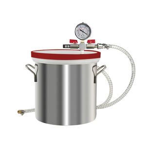 ห้องสุญญากาศสแตนเลสแบบใหม่พร้อมปั๊ม ความจุ 23.5/6 แกลลอน (612/16/20 ลิตร) อุปกรณ์อบแห้งสุญญากาศ - Product Image 2