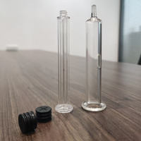 Seringues en verre à double chambre de qualité médicale supérieure avec tige de piston pour emballage