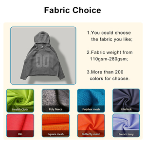 เสื้อฮู้ดดี้สตรีทแวร์ทรงบ็อกซี่ ผ้าคอตตอนริบ 360 กรัม น้ำหนักเบา ไม่มีเชือกผูก  ตกแต่งด้วยงานปัก 3 มิติ ลายฤดูหนาว  แบบซิป  ไหล่ตก  ทรงปกติ - Product Image 2