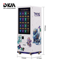Distributeur automatique de cartes à collectionner DKM TCG, écran tactile 43 pouces, paiement sans espèces pour les packs de boosters, cartes sportives et cartes de collection